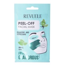 Peel-off maska za čišćenje i osvežavanje kože lica REVUELE Fruity Glamorous Menta i limeta 15ml